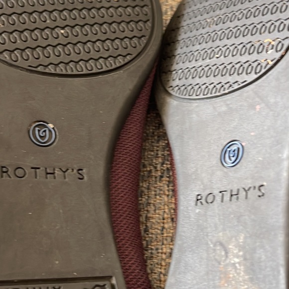 Rothy's The Point Ballet Flats Women’s Deep Purple Textile Size: 9.5 - Picture 14 of 16